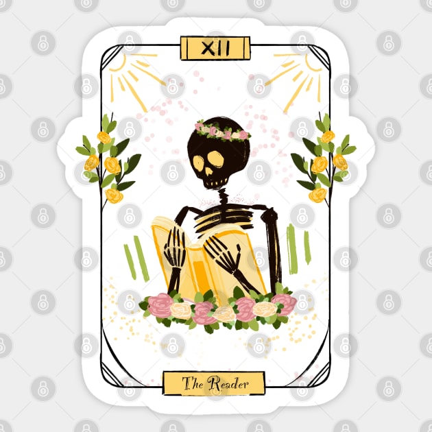 Tarot the reader Sticker by eternalshadeart